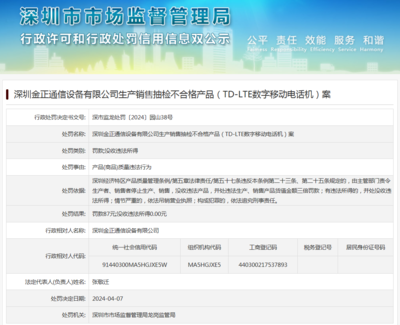 從金正通信抽檢不合格案看通信設備市場的監管與自律